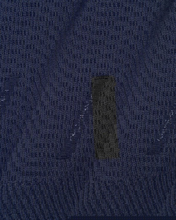 Crosshatch Wellburys Chunky Knit Navy