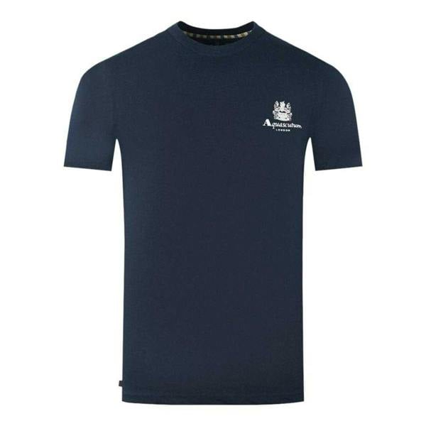 Aquascutum Mens London Aldis Logo T-Shirt - Navy - 
