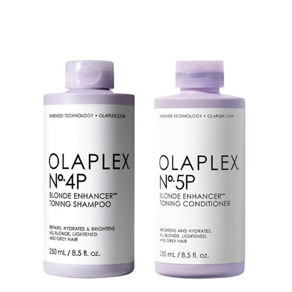 Olaplex No.4P Blonde Enhancer Shampoo and No.5P Conditioner Duo Duo