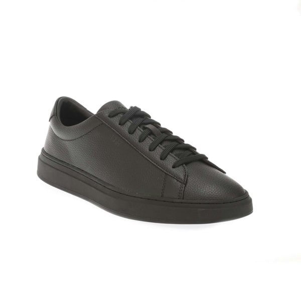 Boss Mens Kieran Leather Tennis Trainers - Black