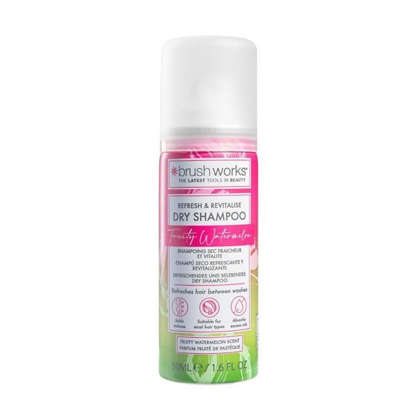 Brushworks Refresh & Revitalise Fruity Watermelon Dry Shampoo - 50ml