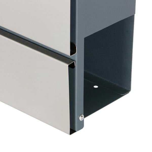 Phoenix Safe Phoenix Estilo Top Loading Letter Box MB0124KS in Stainless Steel with Key Lock