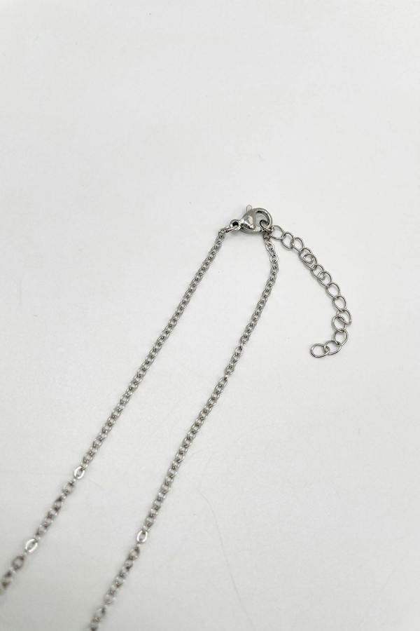 SVNX Booklet Locket Pendant Necklace in Silver