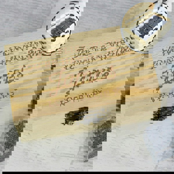 Personalised Memento Company Personalised Time Flies When You're Having Rum Cooling Stones