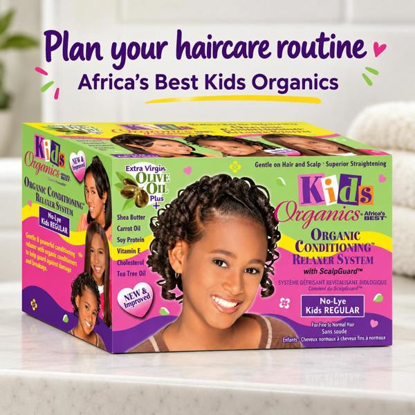 Africa's Best Organics Kids No-Lye Relaxer Kit Regular