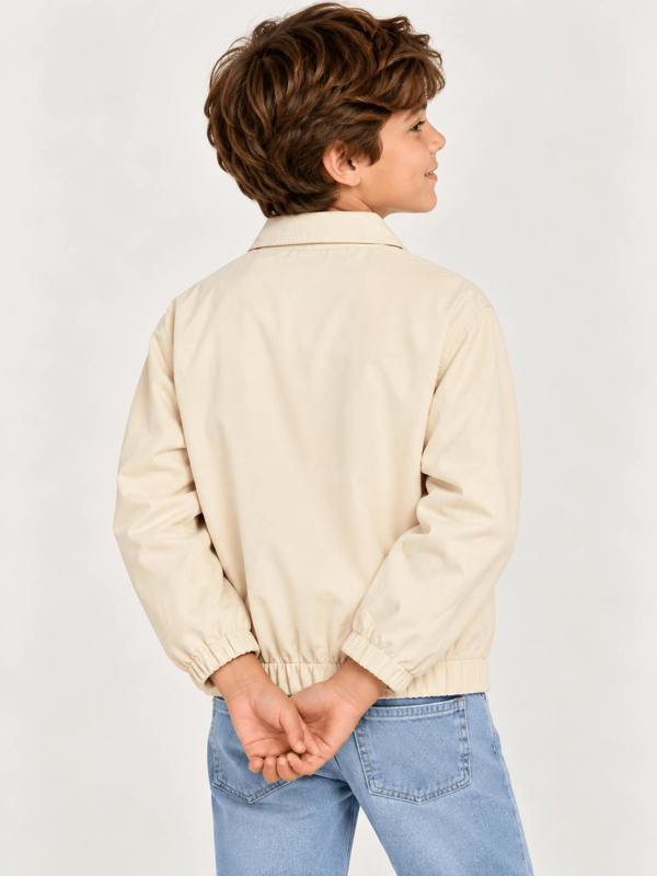 Childsplay Boys Gabardine Jacket in Beige