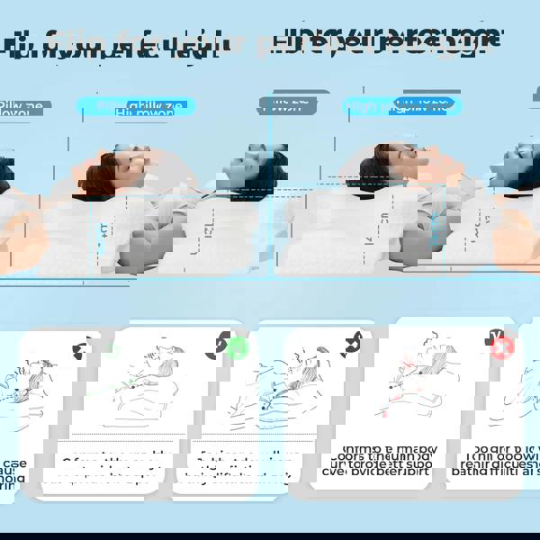 Lavio Orthopedic Memory Foam Butterfly Pillow Ergonomic Neck Shoulder Support