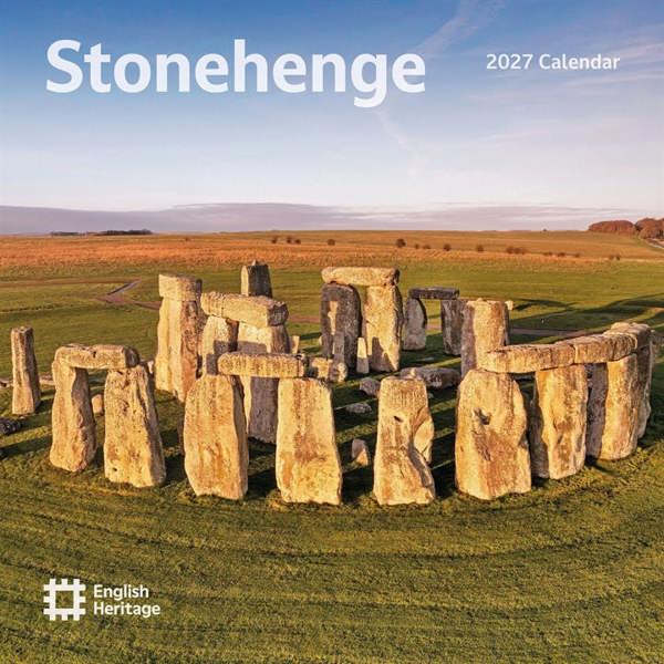 English Heritage, Stonehenge Calendar 2027, Wall Calendars, Month To View, Travel, Gift