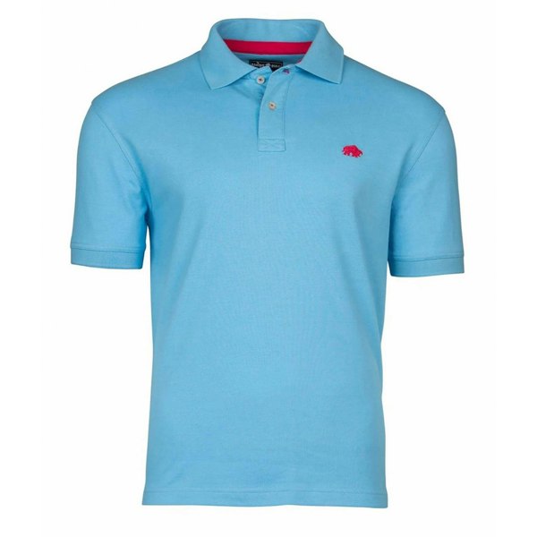 Raging Bull Mens Classic Organic Polo Shirt - Sky Blue