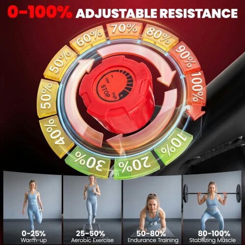 SPORTNOW Exercise Bike for Home Gym with Smart APP, Magnetic Resistance