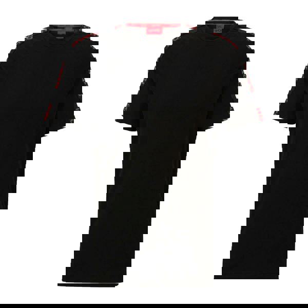 Hugo Mens Sporty Tape Logo T-Shirt - Black - 