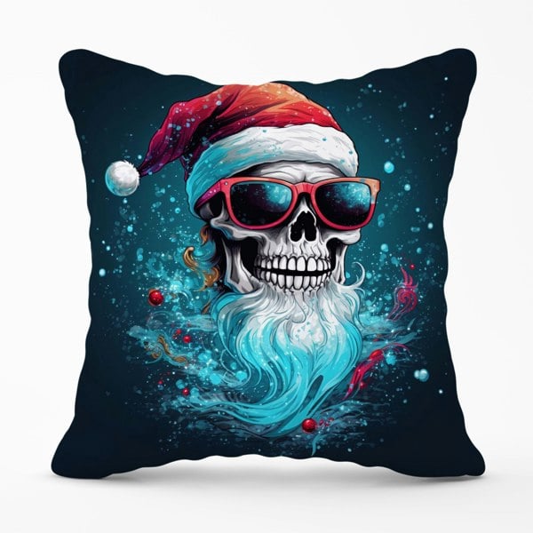 Warren Reed Magical Santa Hat Skull Splashart Cushions