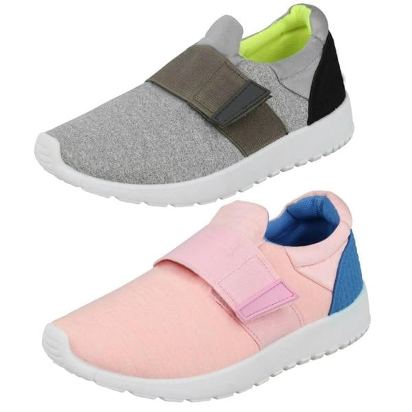 Reflex Girls Reflex Elastic Band Slip On Trainers X3015