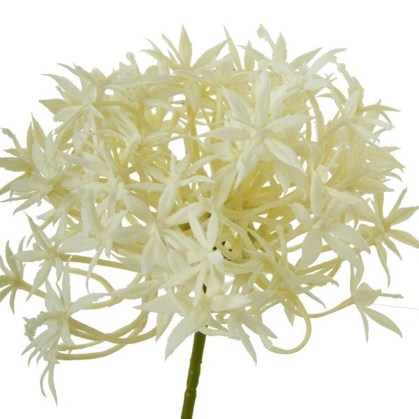Wyld Haus Set of 3 Artificial Flowers Three Head Cream Allium Sprays
