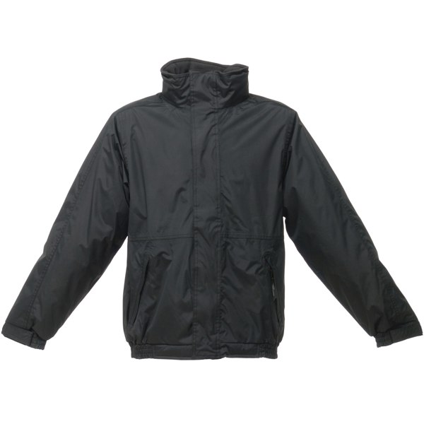 Regatta Mens Dover Waterproof Windproof Jacket - Black/Ash