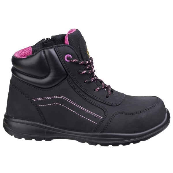 Amblers Safety AS601 Lydia Composite Women's Safety Boot With Side Zip in Black