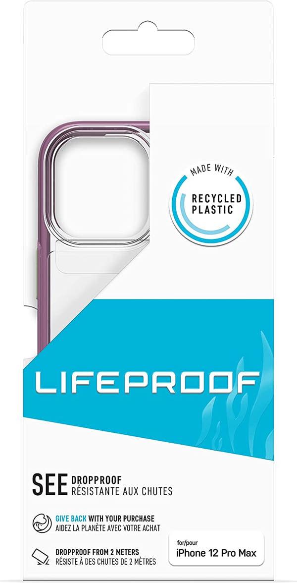 Lifeproof See Case for iphone 12 Pro Max 6.7" Emoceanal Clear/Purple 77-83080