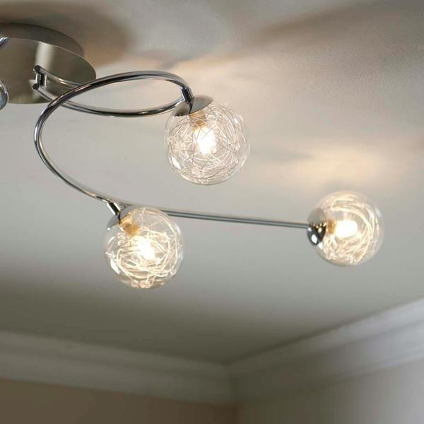 Pagazzi Lighting Jaymie 6-Light Chrome Semi-Flush Ceiling Light