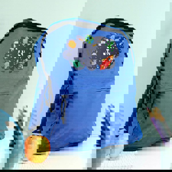 Personalised Memento Company Personalised Space Blue Backpack