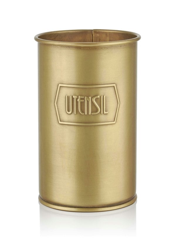 Rozi Gold Utensil Holder