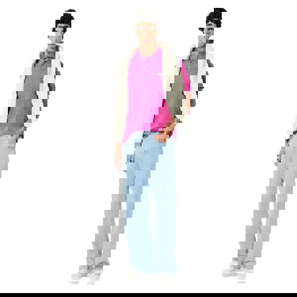 Lacoste Mens L.12.12 Original Pique Classic Polo Shirt - Pink - 