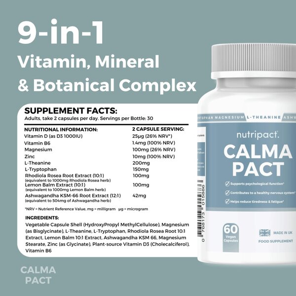 nutripact Relaxation & Stress Support Capsules