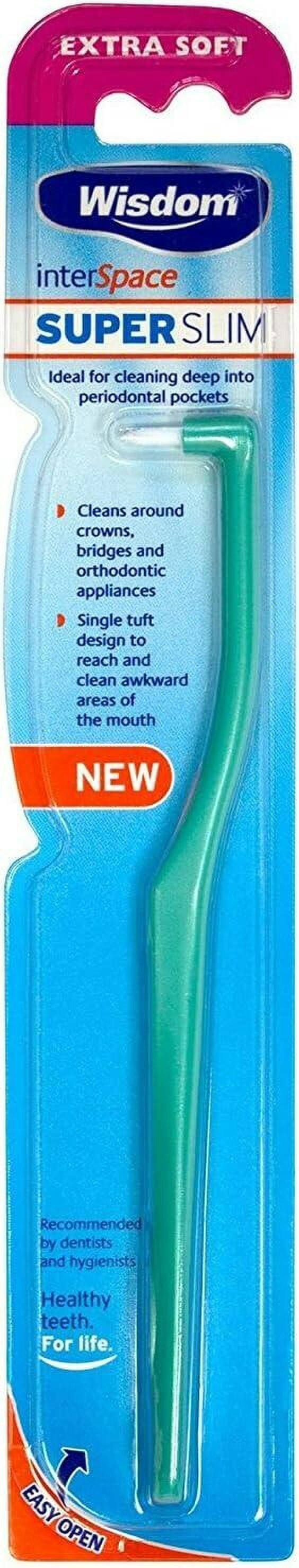 Wisdom Interspace New Super Slim Brush Extra Soft Toothbrush