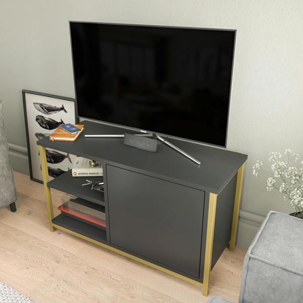 Decorotika Muskegon Modern Tv Stand TV Cabinet for TV's up to 41"