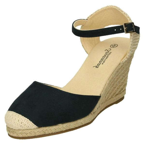 Savannah Ladies Savannah High Wedge Espadrilles