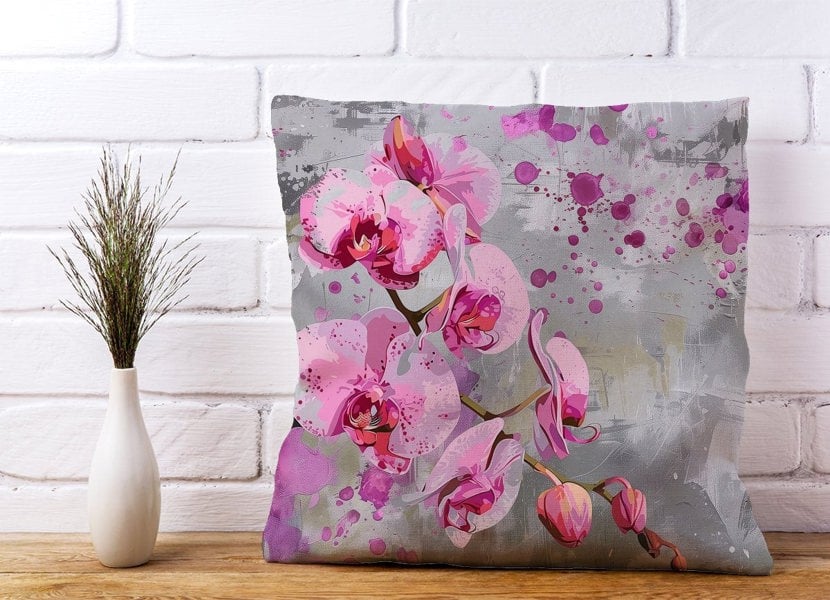 Warren Reed Orchids Splashart Cushions