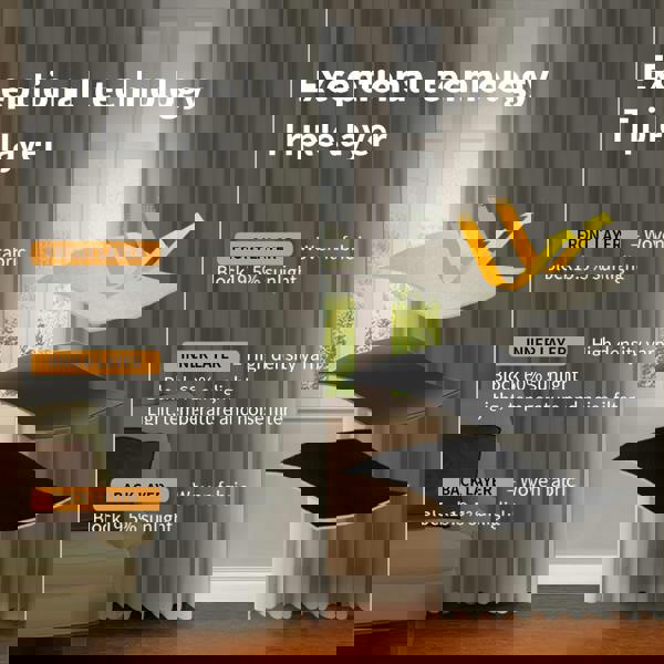 Marlow 2PC Thermal Blackout Blockout Curtains Eyelet Ring Top Thick Sun Block