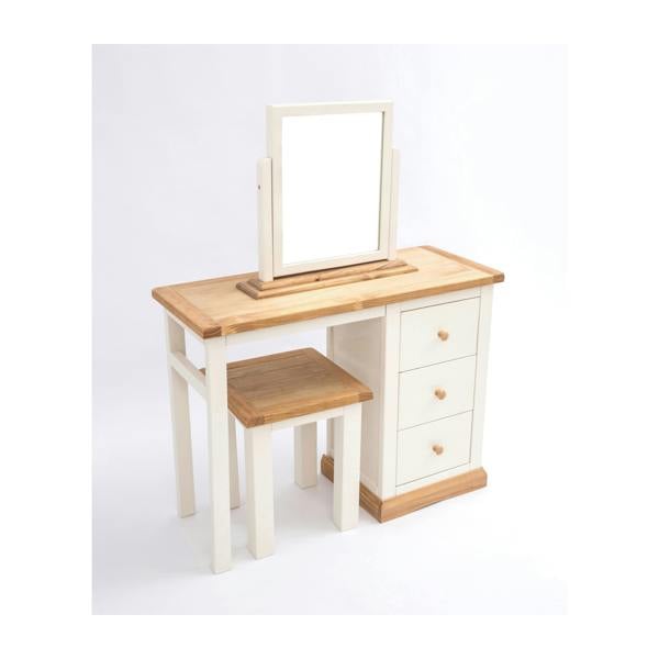 Cabinet Bits Trevi 3 Drawer Dressing Table Set Wood Knob