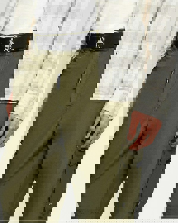 Moose Knuckles Mens Logo Icon Belt