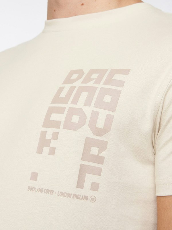 Duck and Cover Bardent T-Shirt - Ecru