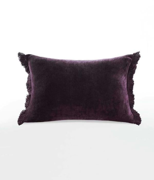 M.M Linen Sabel Cushion Plum 60x40cm
