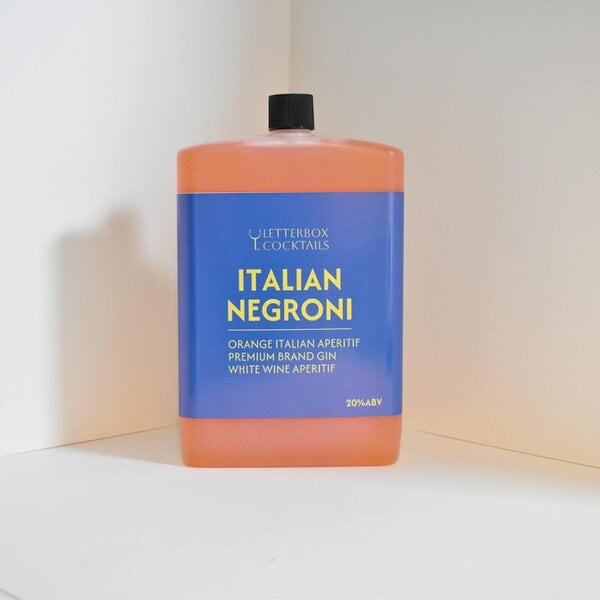 Letterbox Cocktails Italian Negroni Mini 100ml - Premium Cocktail Gift Delivered to Any Letterbox