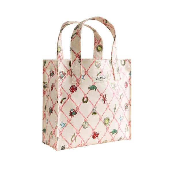 Cath Kidston Charm Satchel - Pink/Beige - 