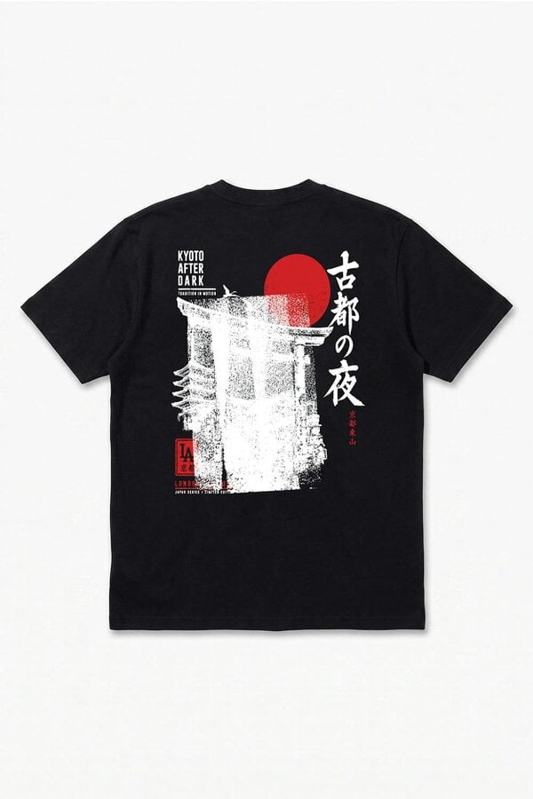 London Attitude Kyoto After Dark Oversized Heavyweight Japanese Graphic T-Shirt