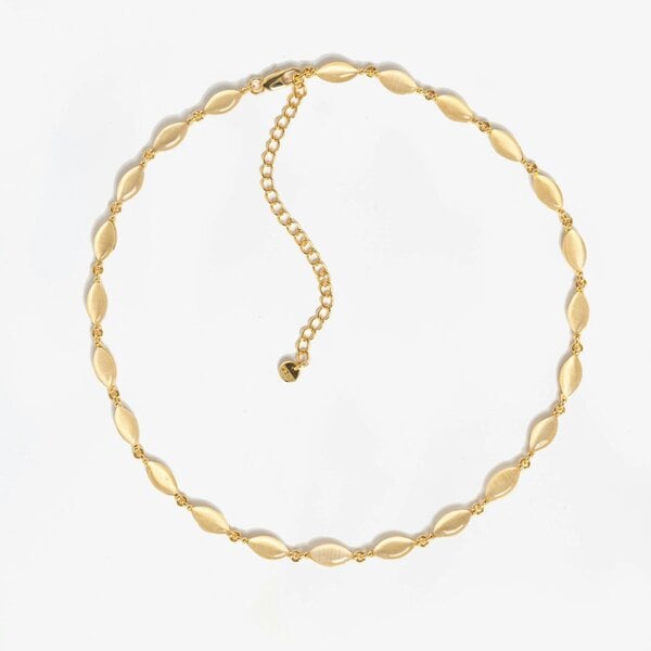 Uchi & Soto Nekomeishi Cream Cats Eye Necklace