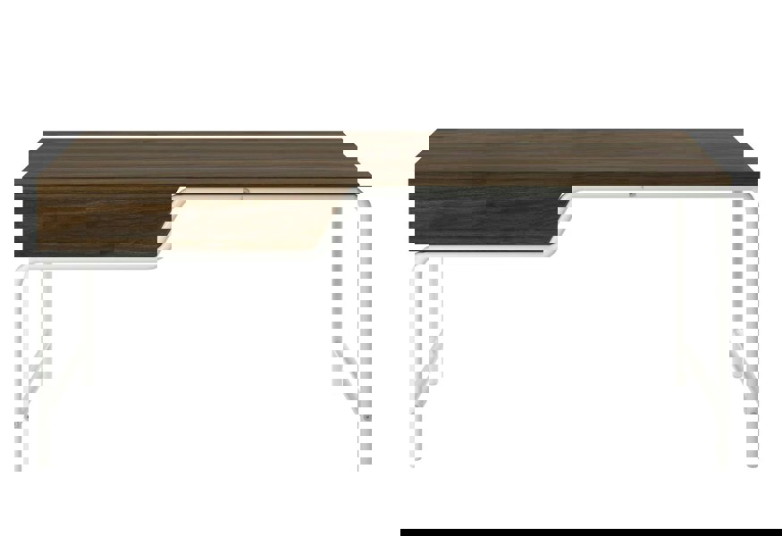 Dorel Home Webster Coffee Table with 1 Drawer in Walnut Look