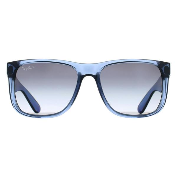 Ray-Ban Sunglasses RB4165 Justin 6596T3 Transparent Blue Grey Gradient Polarized