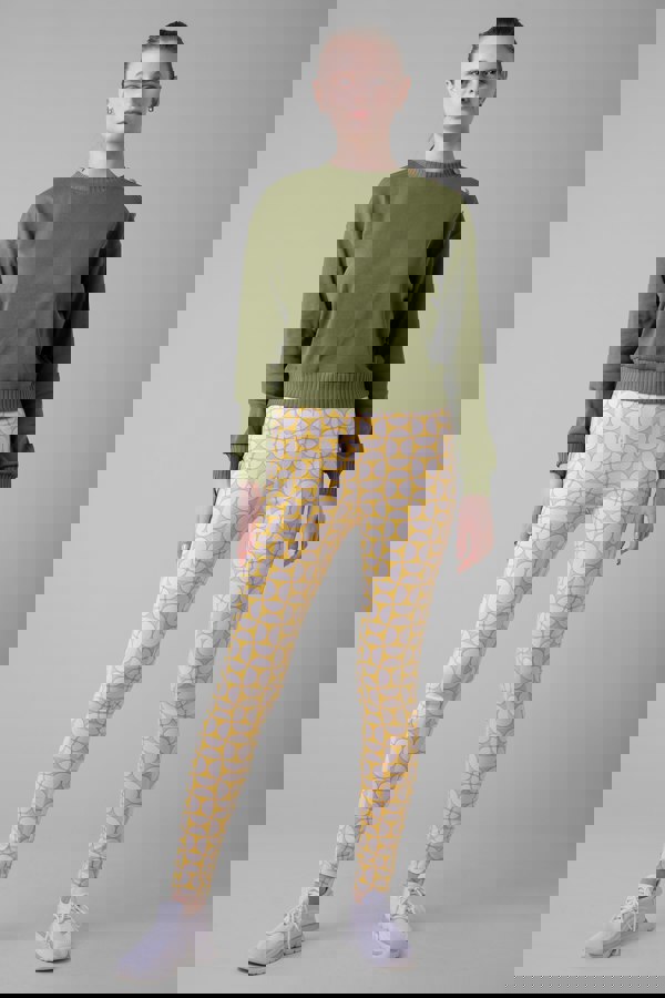 ENORSIA Button Shoulder Crewneck Sweatshirt