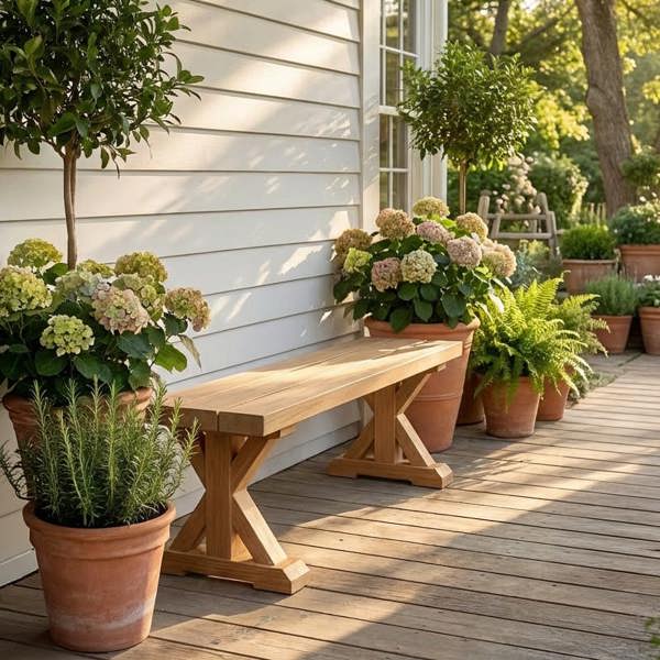 The Bespoke Carpentry Co Chunky Outdoor Bench
