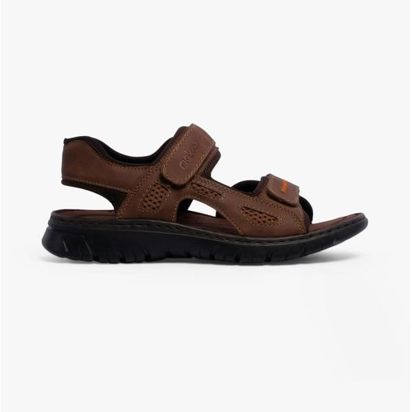 Rieker Rieker 26761-27 Mens Sandals Brown