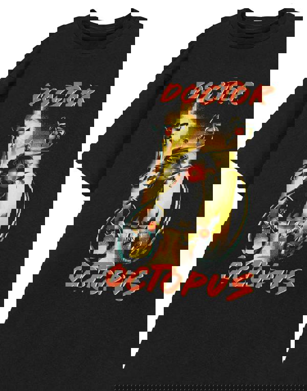 Marvel Mens Black Dr Octopus Short Sleeved T-Shirt