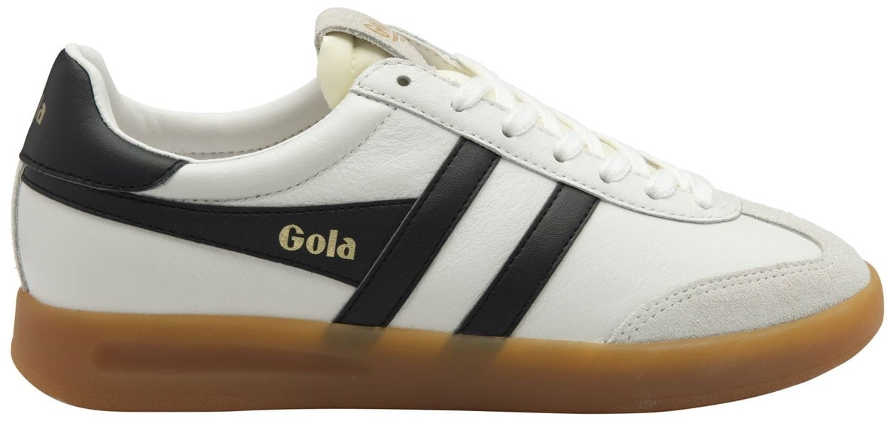 Gola Cyclone Leather Women's White/Black/Gum Trainers