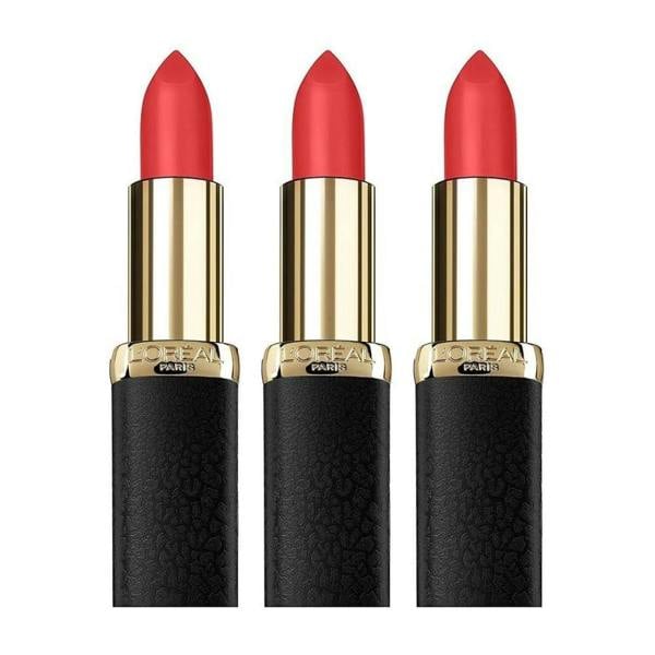 3 x L'Oreal Paris Color Riche Matte Lipstick - 241 Pink A Porter