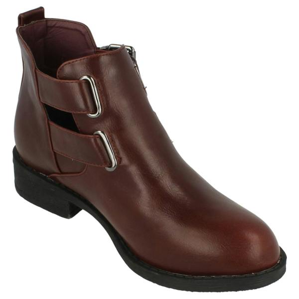 Spot On Girls Spot On Ankle Boots With Buckle Detail