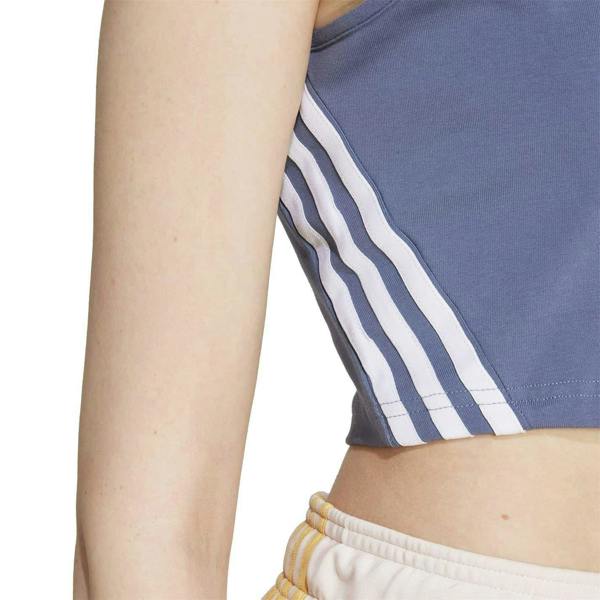 Adidas Womens/Ladies Future Icons 3 Stripes Slim Tank Top - Preloved Ink - 