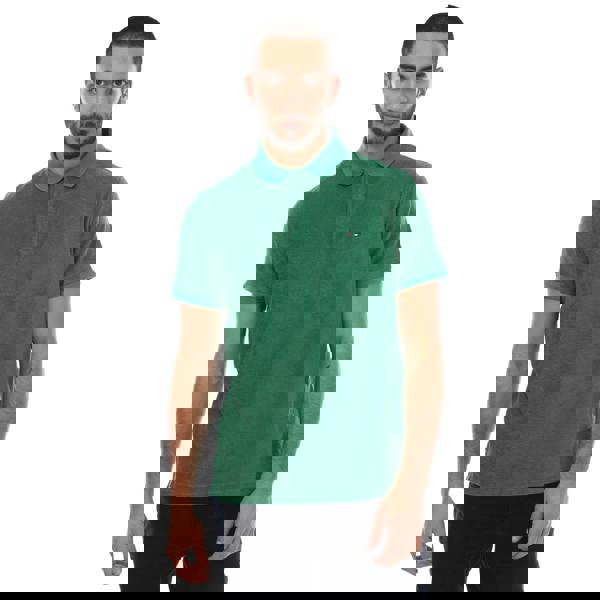 Tommy Hilfiger Mens Micro-Towelling Regular Polo Shirt - Green